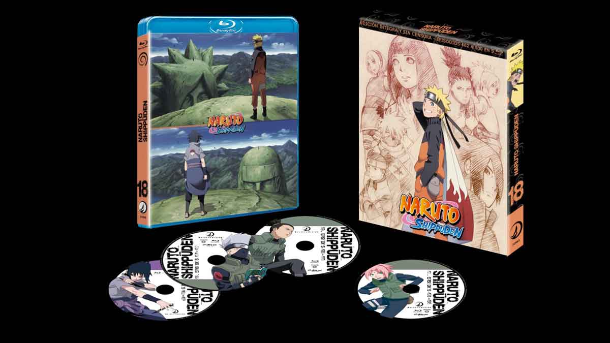 naruto shippuden box18 episodios 462 a 500